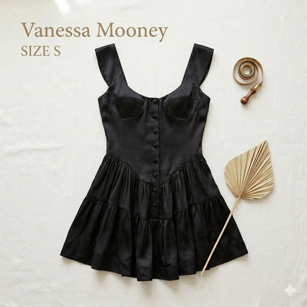 Vanessa Mooney Elisabeth Coquette Romper Dress Women's Small